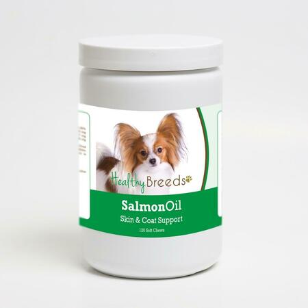 HEALTHY BREEDS Papillon Salmon Oil Soft Chews, 120PK 192959019640